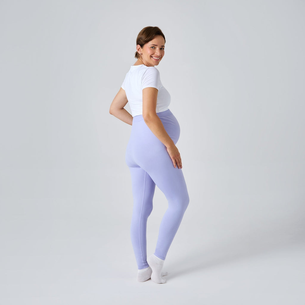 Legging de Grossesse NAVEA, coloris lilas — porté