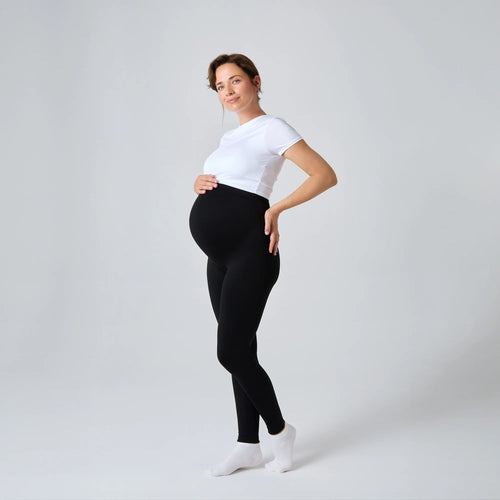 Legging de Grossesse NAVEA, coloris noir — porté