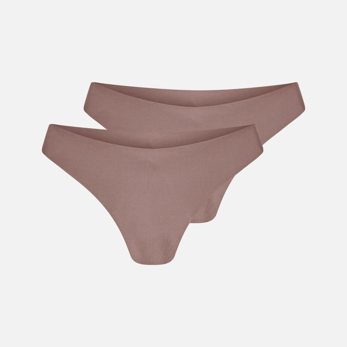 Tangas Confort lot de 2 NAVEA, coloris violet — les deux pièces